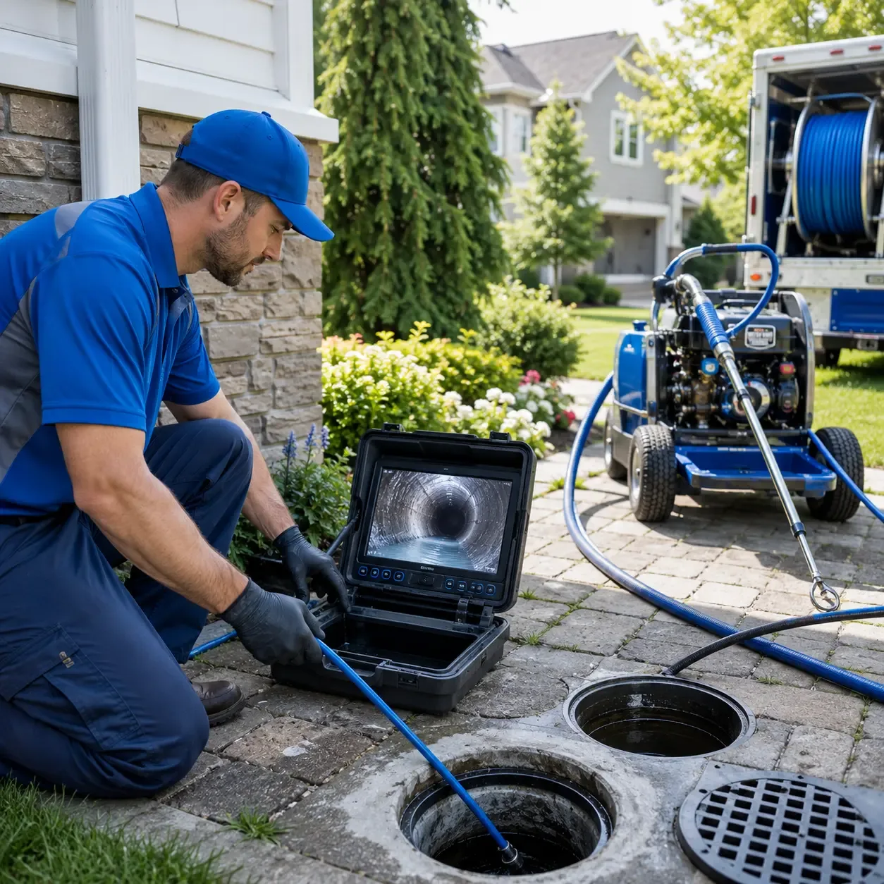 Outdoor drain cleaning professionals serving Leola, AR